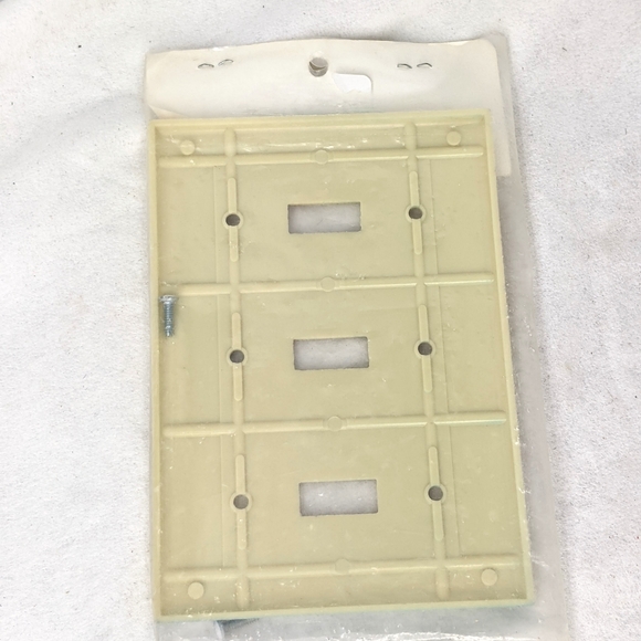 Tropical Tiki Triple Light Switch Plate Vintage - Picture 2 of 8